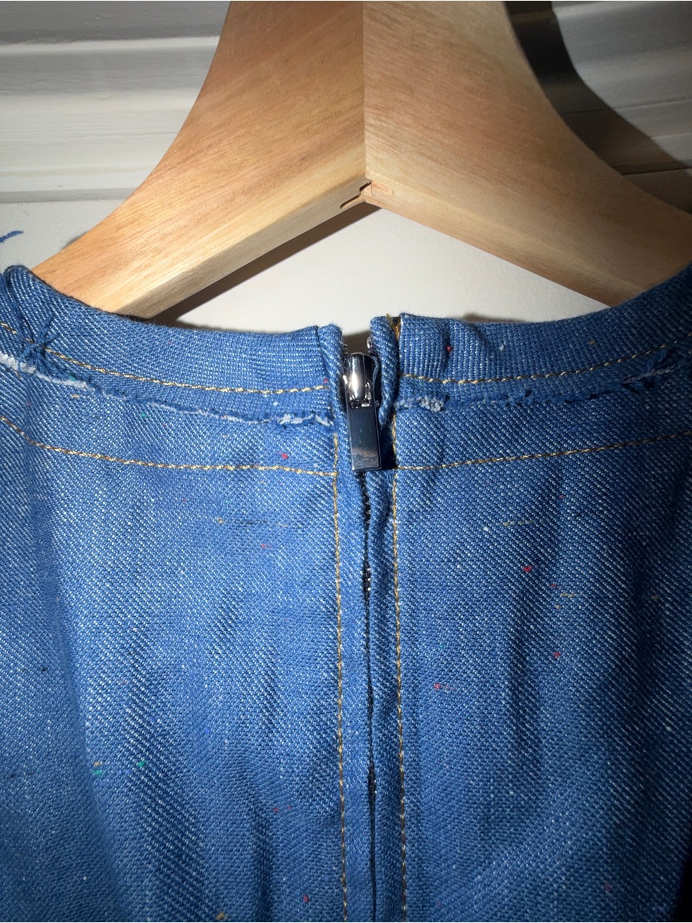 Derek Lam 10 Crosby Denim V-Neck Short Sleeve Dress - Blue. Sz 4 NWT - Picture 7 of 11